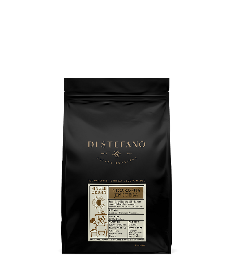 Di Stefano Nicaragua Jinotega Single Origin Coffee Beans 250g