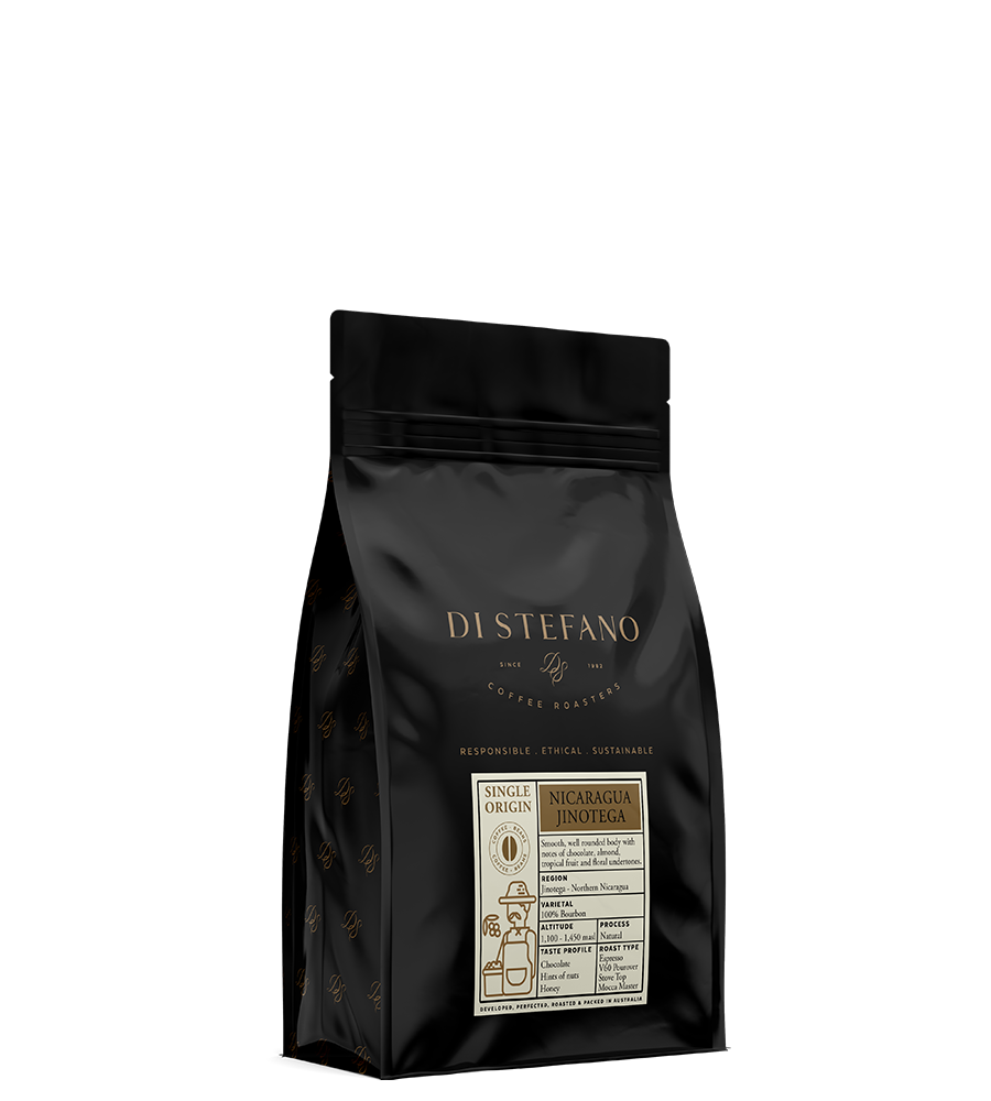 Smooth single origin Jinotega coffee from Nicaragua