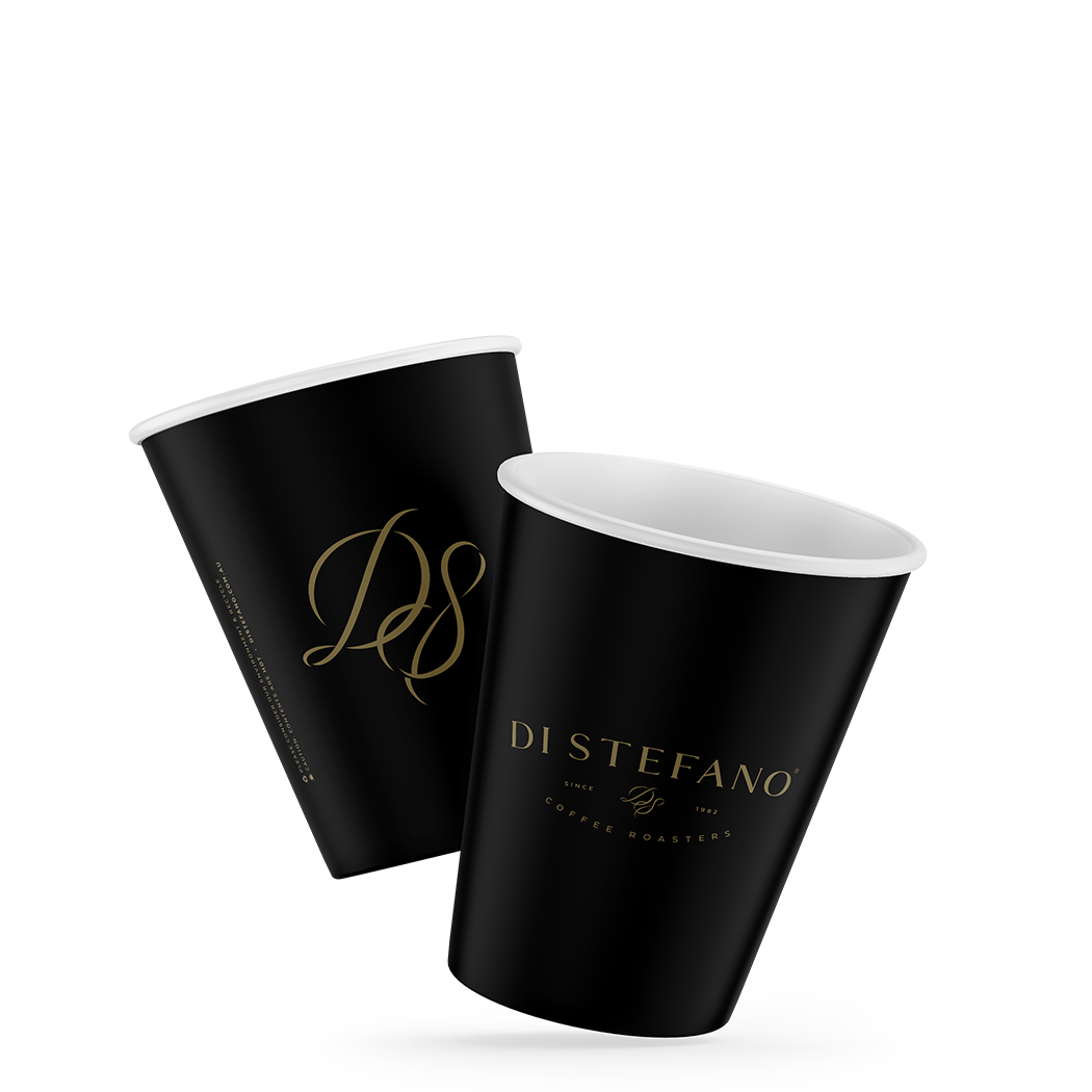 Regular sized 8ounce Di Stefano coffee cups