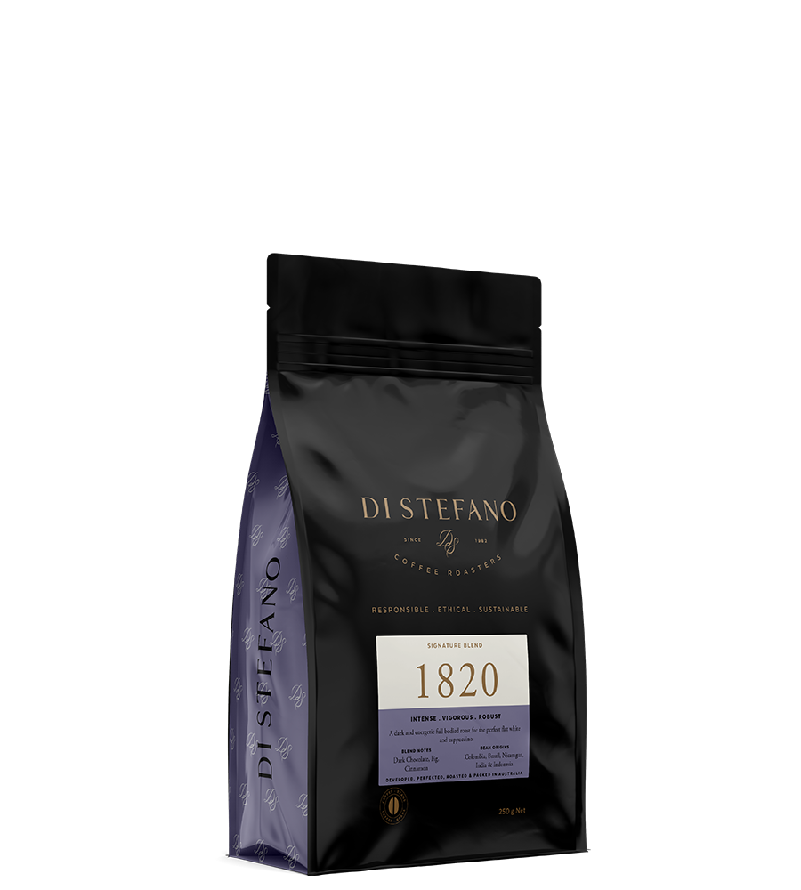 Image of Di Stefano Signature Blend 1820 beans bag  side view