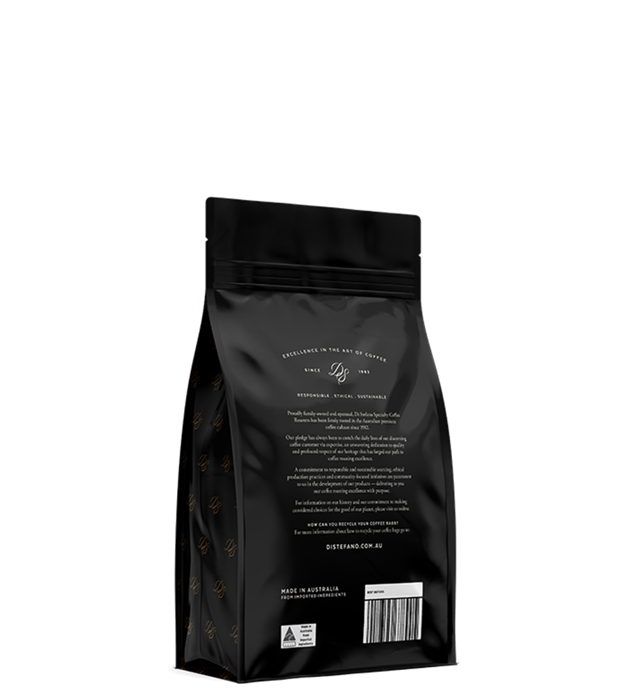 Image of Single Origin Nicaraguan Santa Rita Estate coffee back of bag