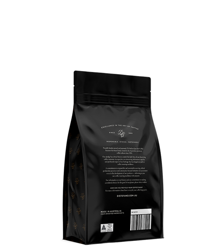 Image of Single Origin Nicaraguan Santa Rita Estate coffee back of bag