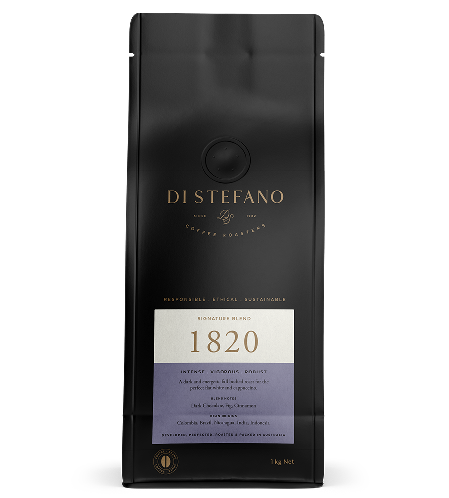 Image of front of Bag of Signature Blend 1820 Coffee Beans