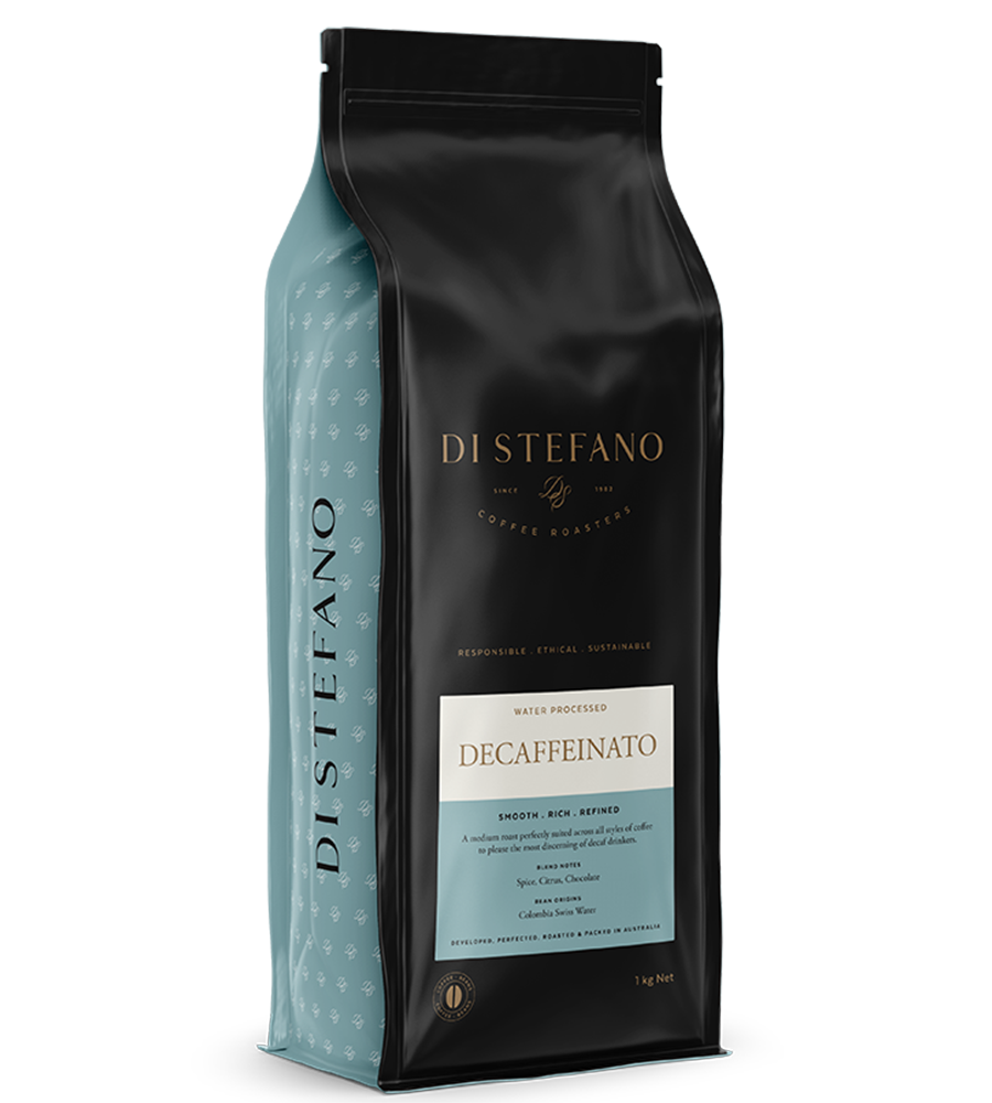 Image showing Bag of Decaffeinato Water Processed Decaf Coffee Beans