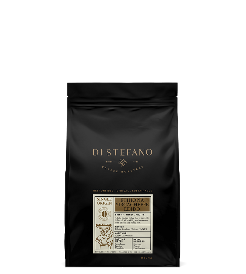 Di Stefano Yirgacheffe Edido Ethiopia Single Origin Coffee 250g