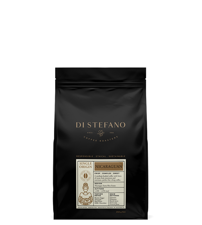Di Stefano Nicaraguan Santa Rita Estate Single Origin Coffee 250g