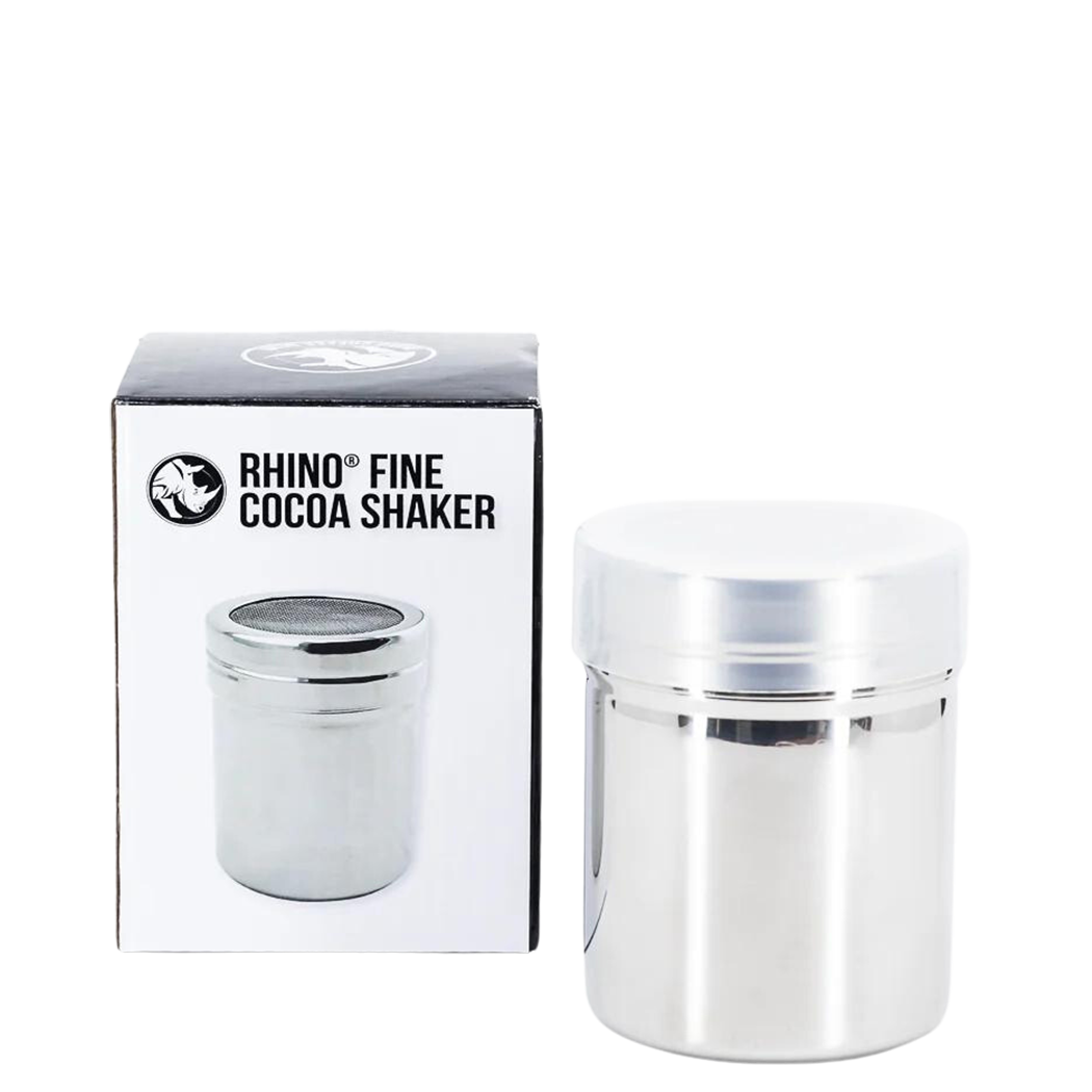 Image of stainless steel fine mesh lid cocoa shaker