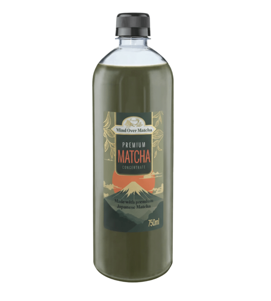 Bottle of Premium Matcha concentrate 