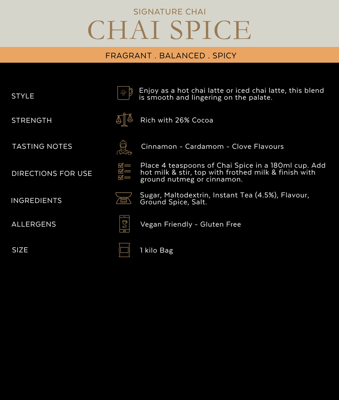 Di Stefano Chai Spice Mix 1kg