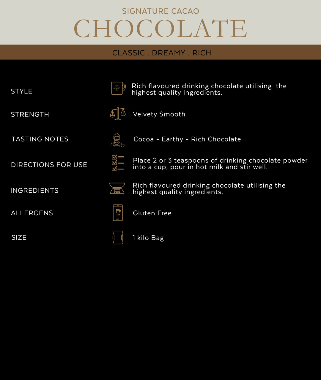 Di Stefano Drinking Chocolate Powder 1kg