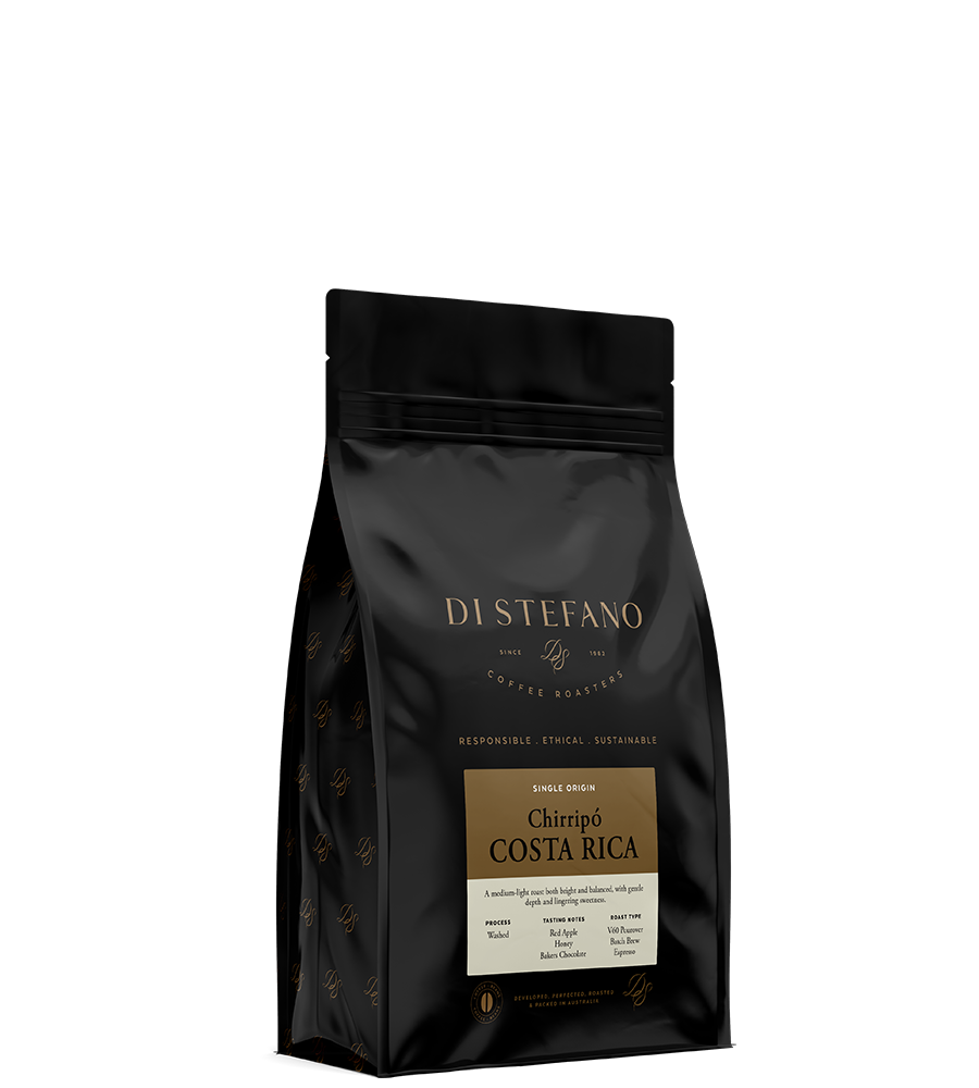 Costa Rica Single Origin Chirripo coffee side view