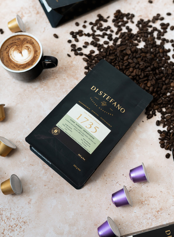 Di Stefano 1735 Organic Coffee Beans 250g
