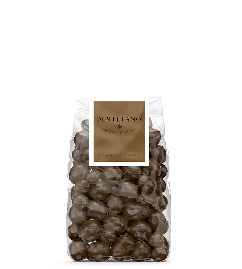 DI STEFANO CARAMEL CHOCOLATE COATED COFFEE BEANS 150g