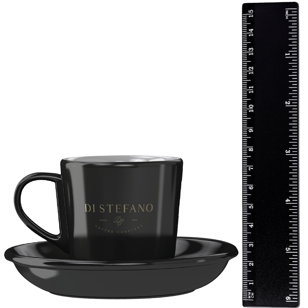 Premium Mugs showing 7.5cm height ruler
