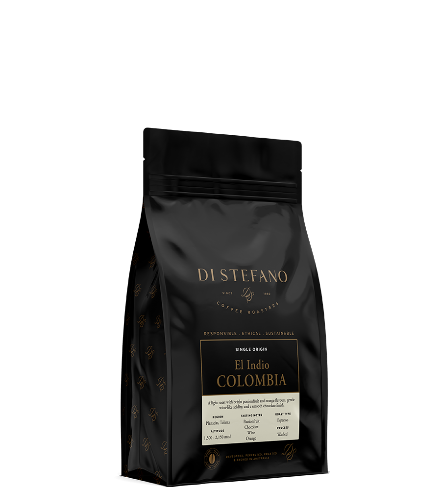 Di Stefano El Indio Colombia Single Origin Coffee Beans 250g