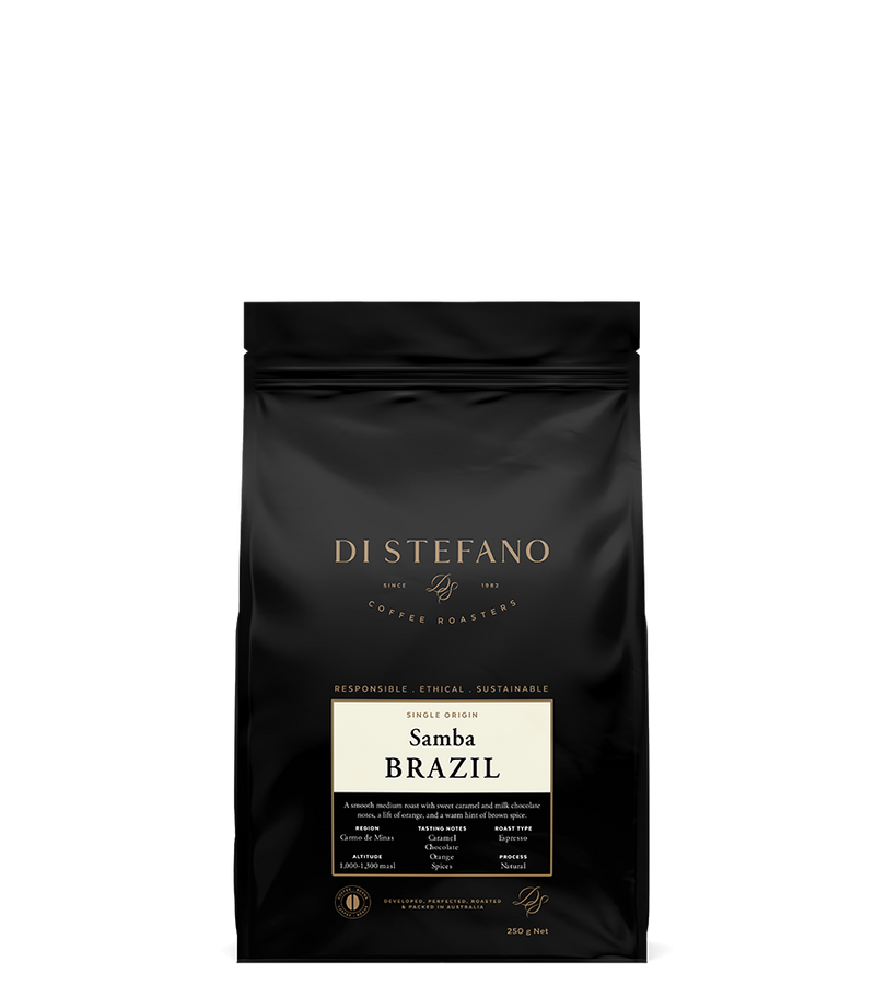 Di Stefano Samba Brazil Single Origin Coffee Beans 250g