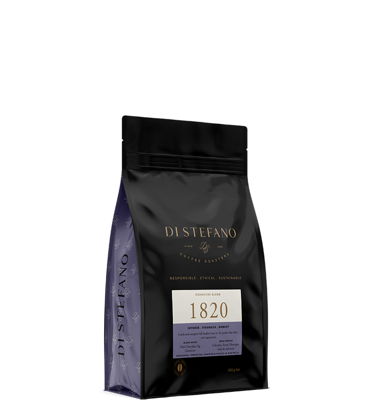 Image of Di Stefano Signature Blend 1820 beans bag  side view