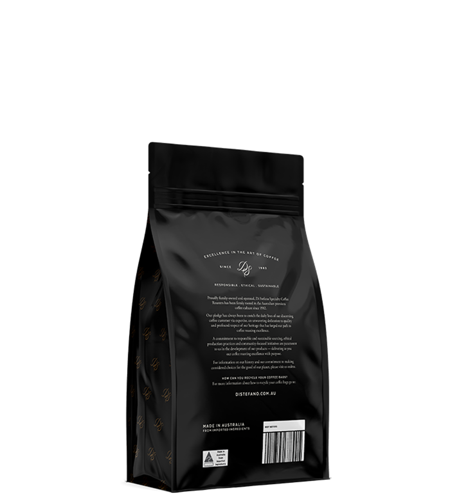 Image of Single Origin Ethiopian Yirgacheffe Edido coffee back of bag
