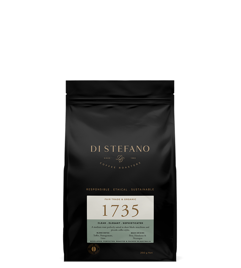 Di Stefano 1735 Organic Coffee Beans 250g