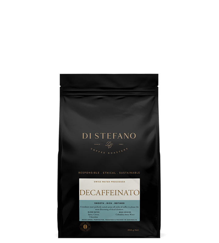 Image of Di Stefano Swiss Water Processed Decaf Coffee beans bag 